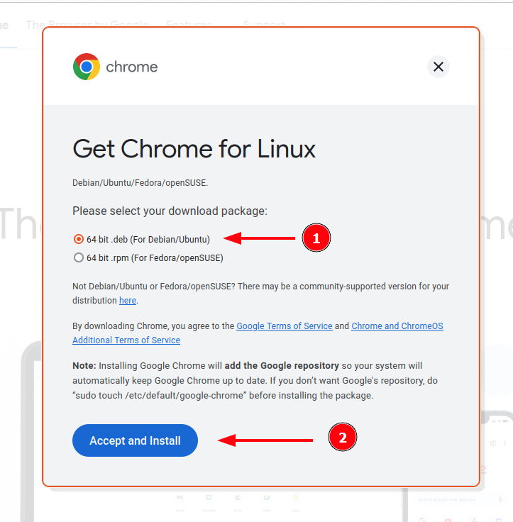 Как установить Google Chrome на Ubuntu GUI & Terminal.