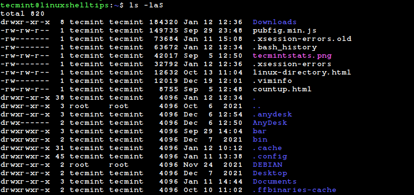 Как составить список или отсортировать все файлы по размеру в Linux