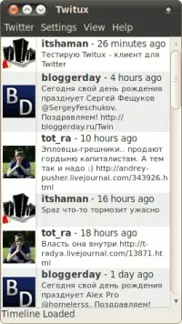 Twitux - легкий и быстрый twitter-клиент для Linux